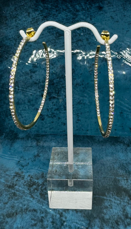 Diana Gold Filled Medium Hoop