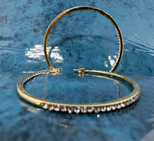 Diana Gold Filled Medium Hoop