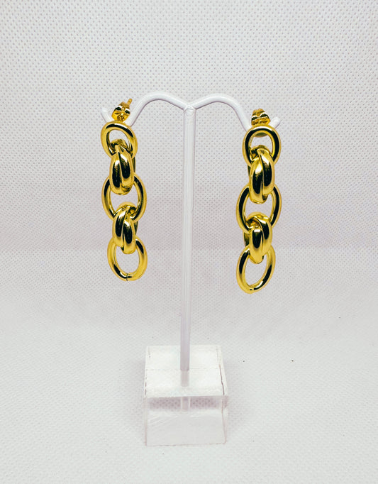 Gold Love Knot Earrings