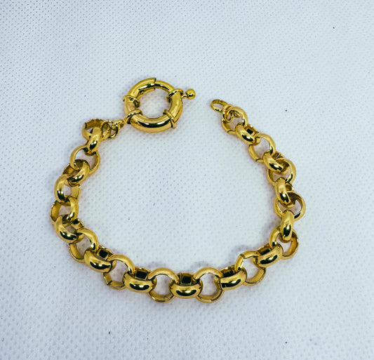 Gold Rolo Link Bracelet