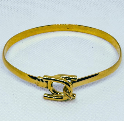 Gold Unity Bangle Bracelet